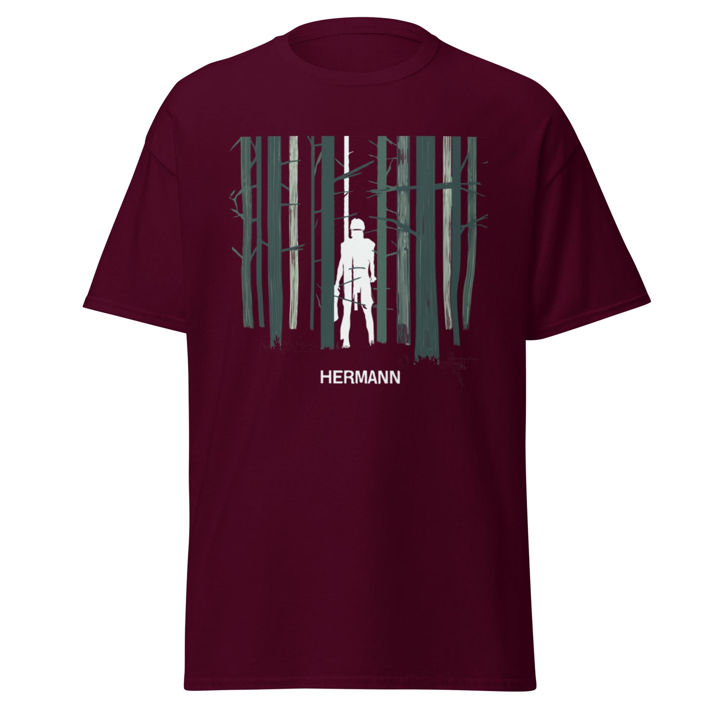 Unisex classic tee "Arminius hiding in the woods"