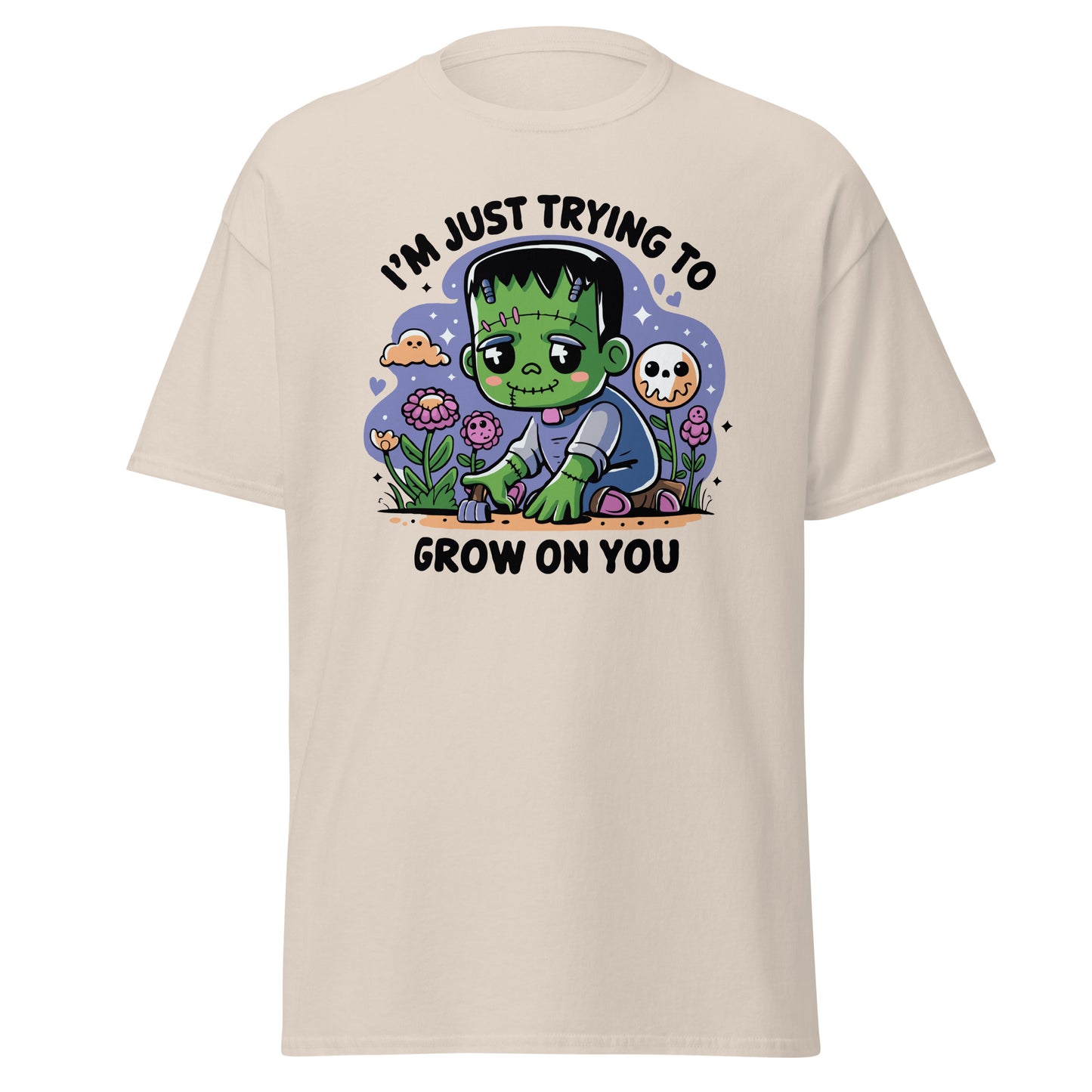 Unisex classic tee "I'm Just Trying To Grow On You. Cute halloween Design"