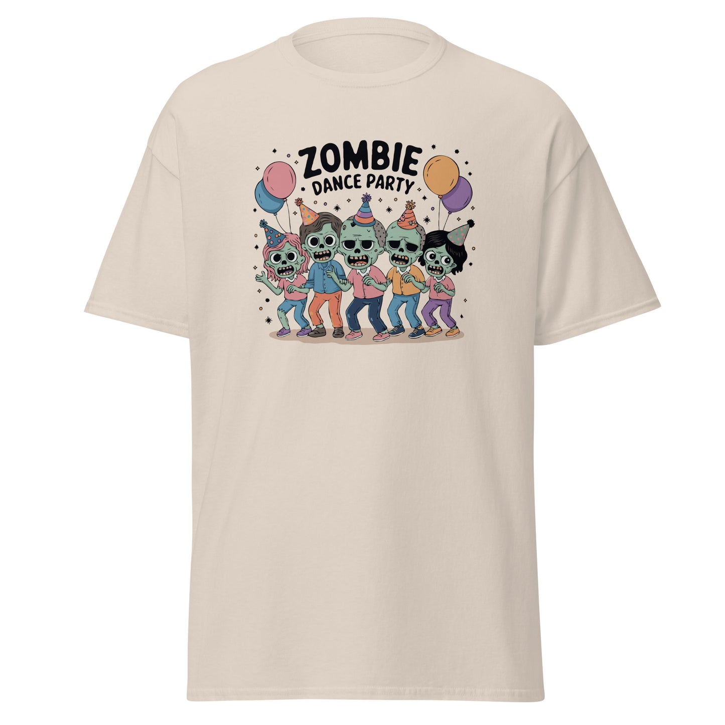 Unisex classic tee "Zombie dance party"