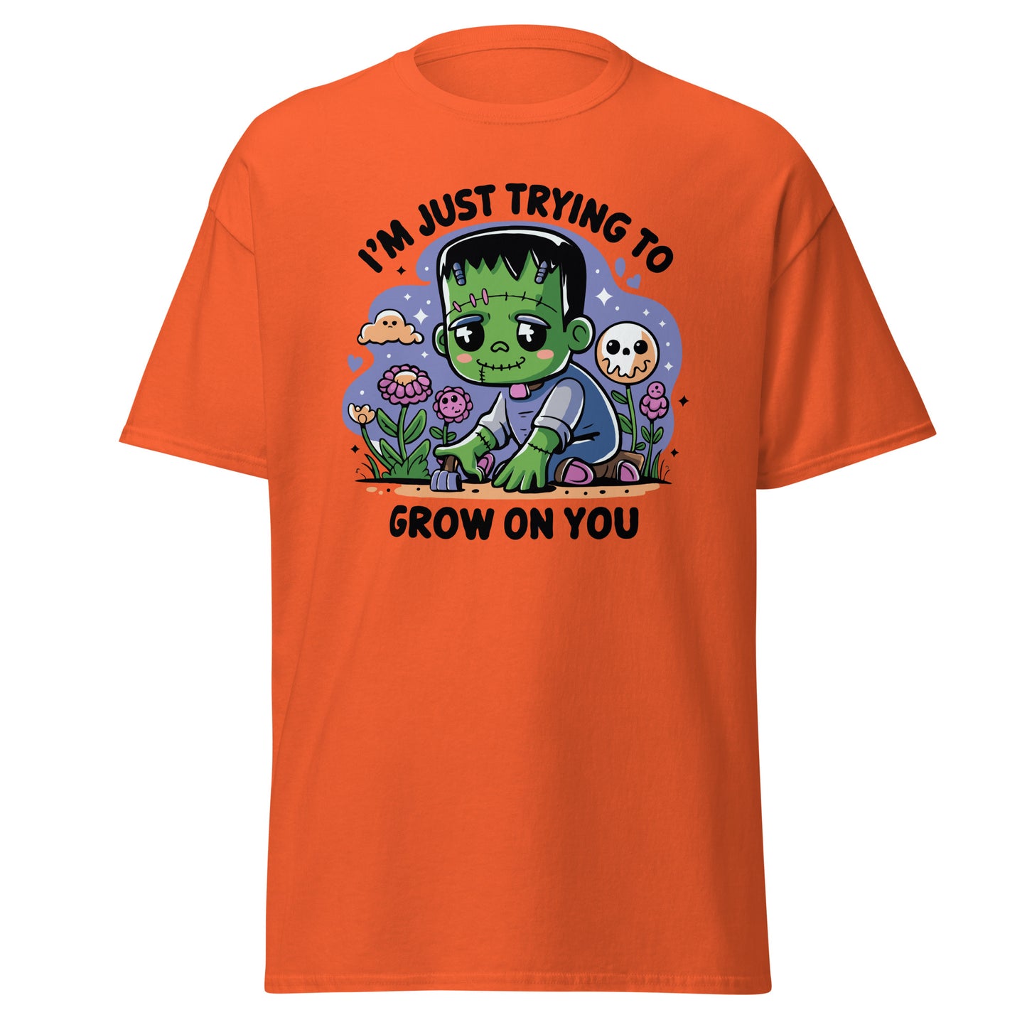 Unisex classic tee "I'm Just Trying To Grow On You. Cute halloween Design"