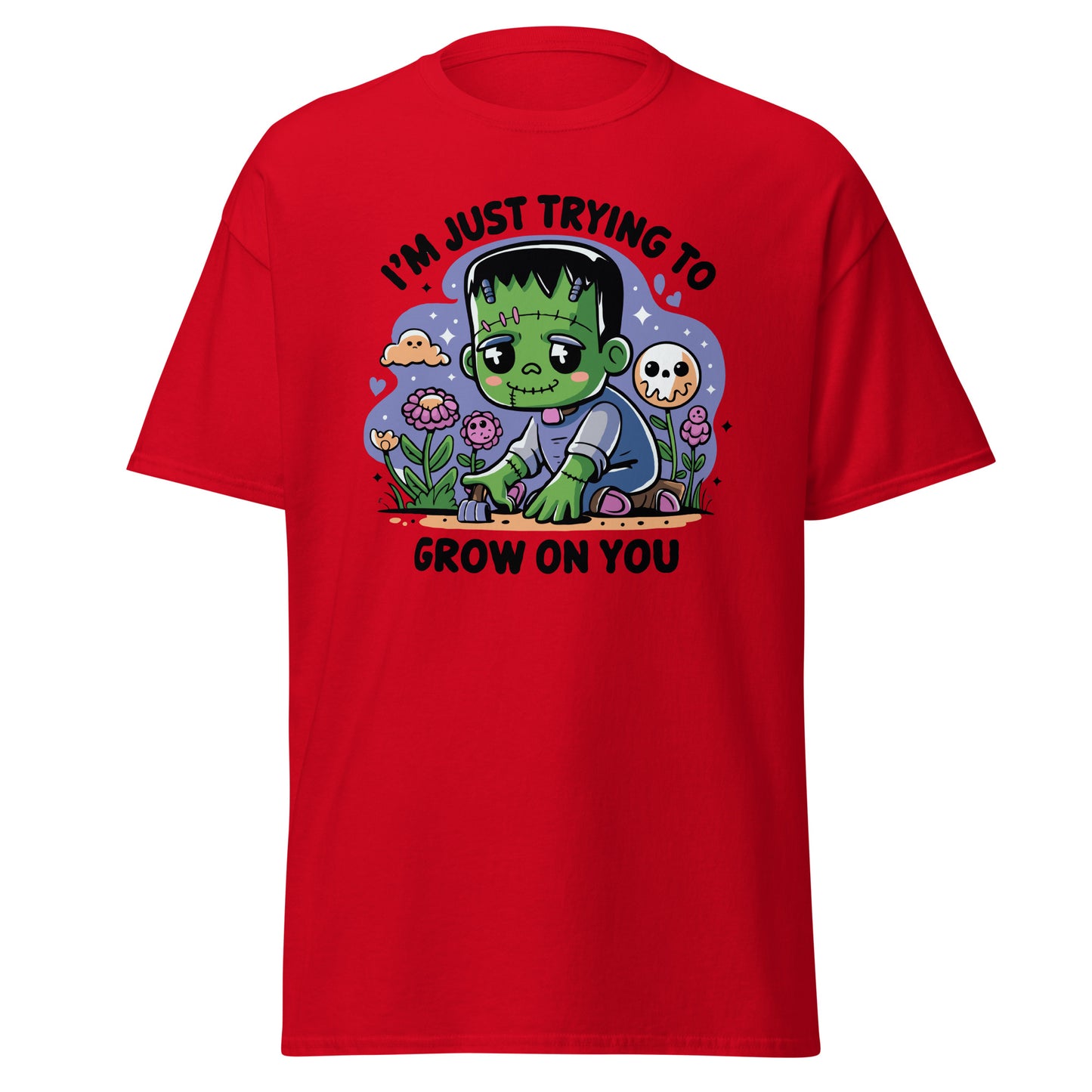 Unisex classic tee "I'm Just Trying To Grow On You. Cute halloween Design"