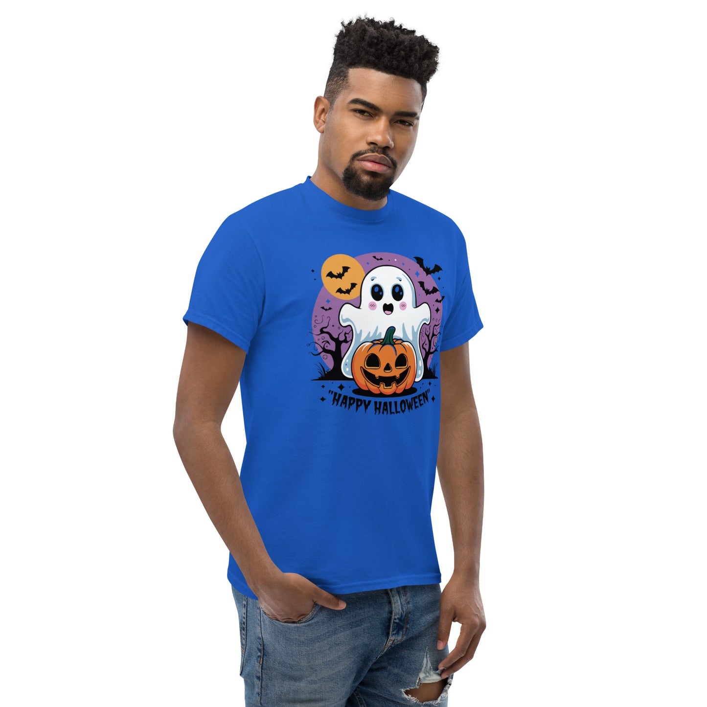 Unisex classic tee "Cute Ghost, Happy Halloween"