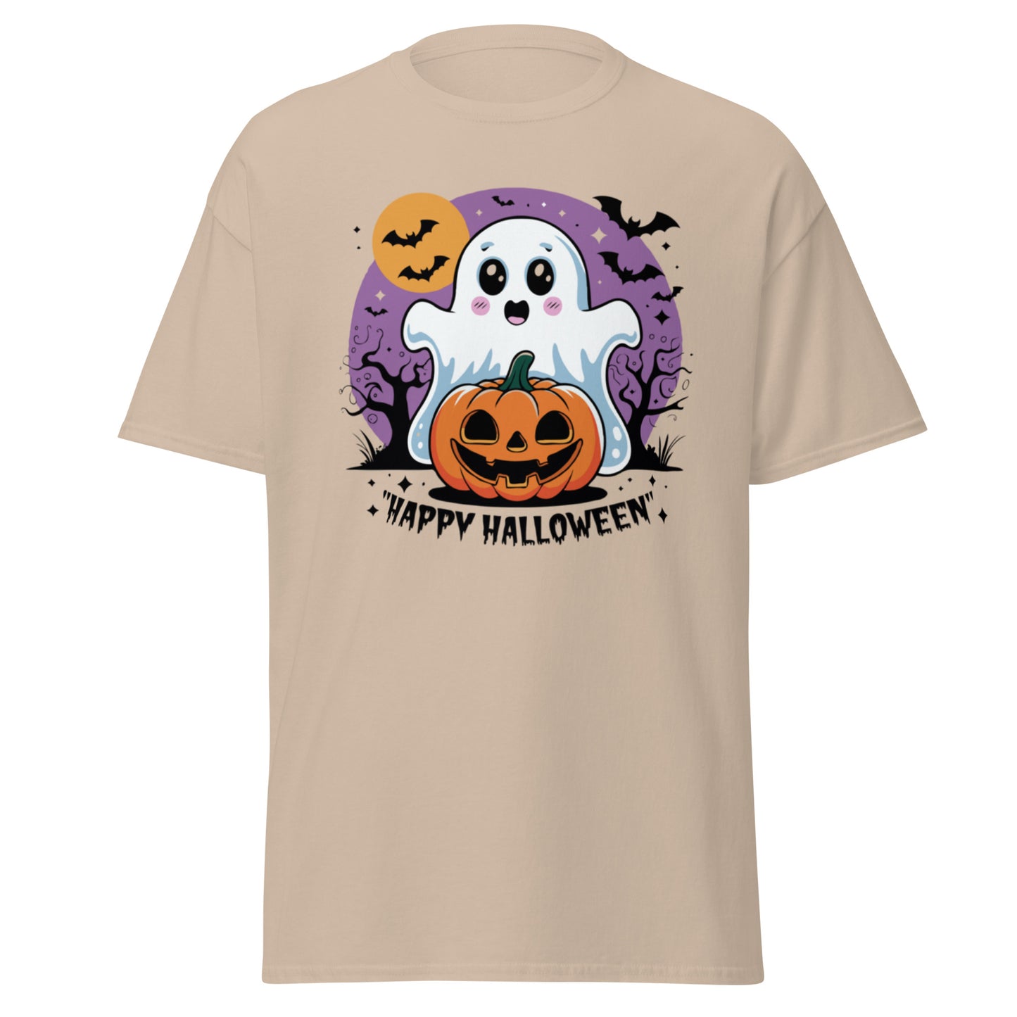 Unisex classic tee "Cute Ghost, Happy Halloween"