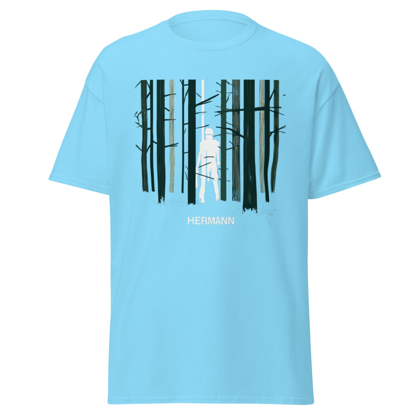 Unisex classic tee "Arminius hiding in the woods"