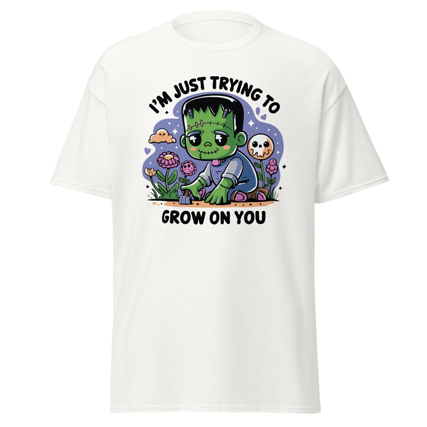 Unisex classic tee "I'm Just Trying To Grow On You. Cute halloween Design"