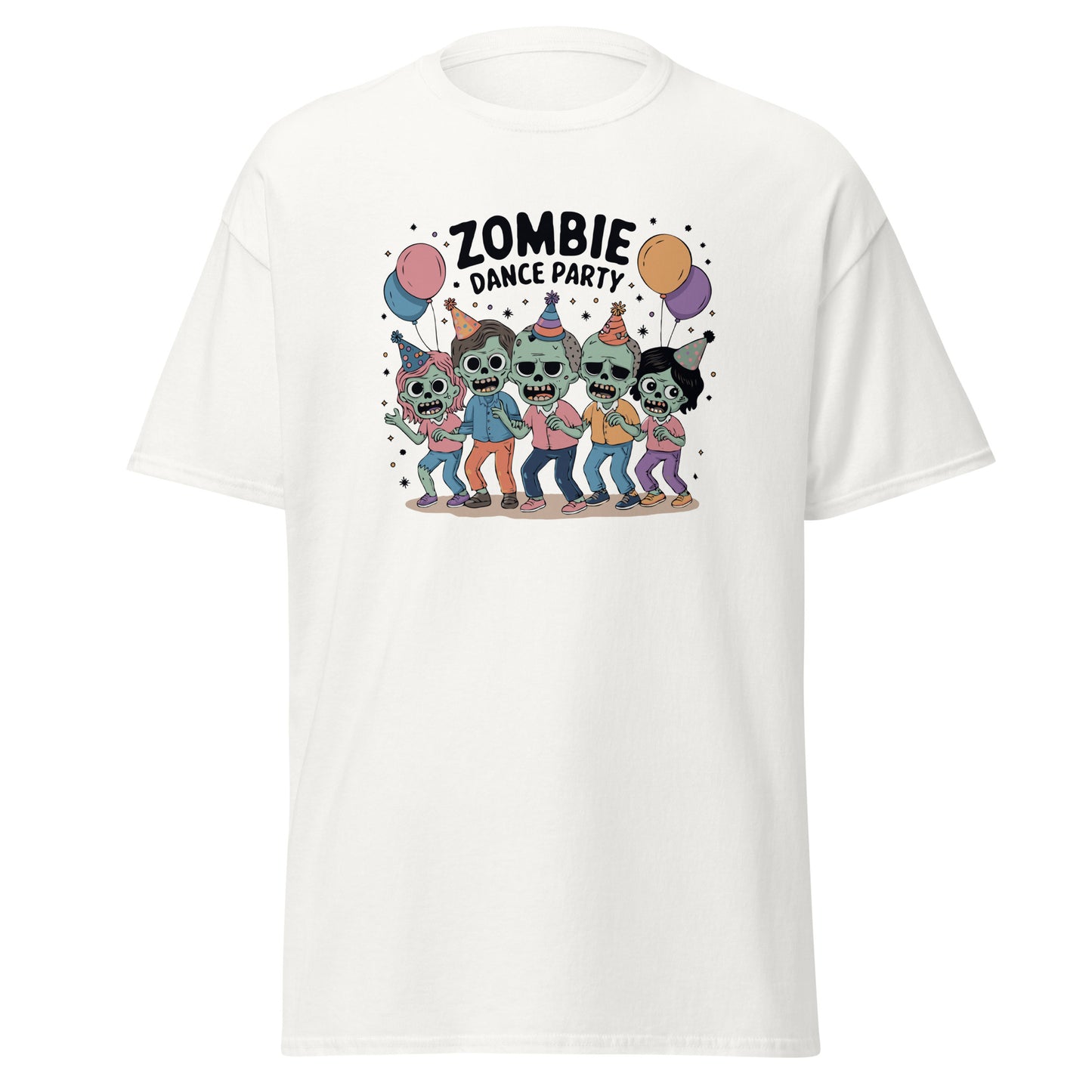 Unisex classic tee "Zombie dance party"