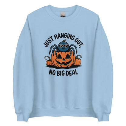 Unisex Sweatshirt "Just Hanging Out, No Big Deal"