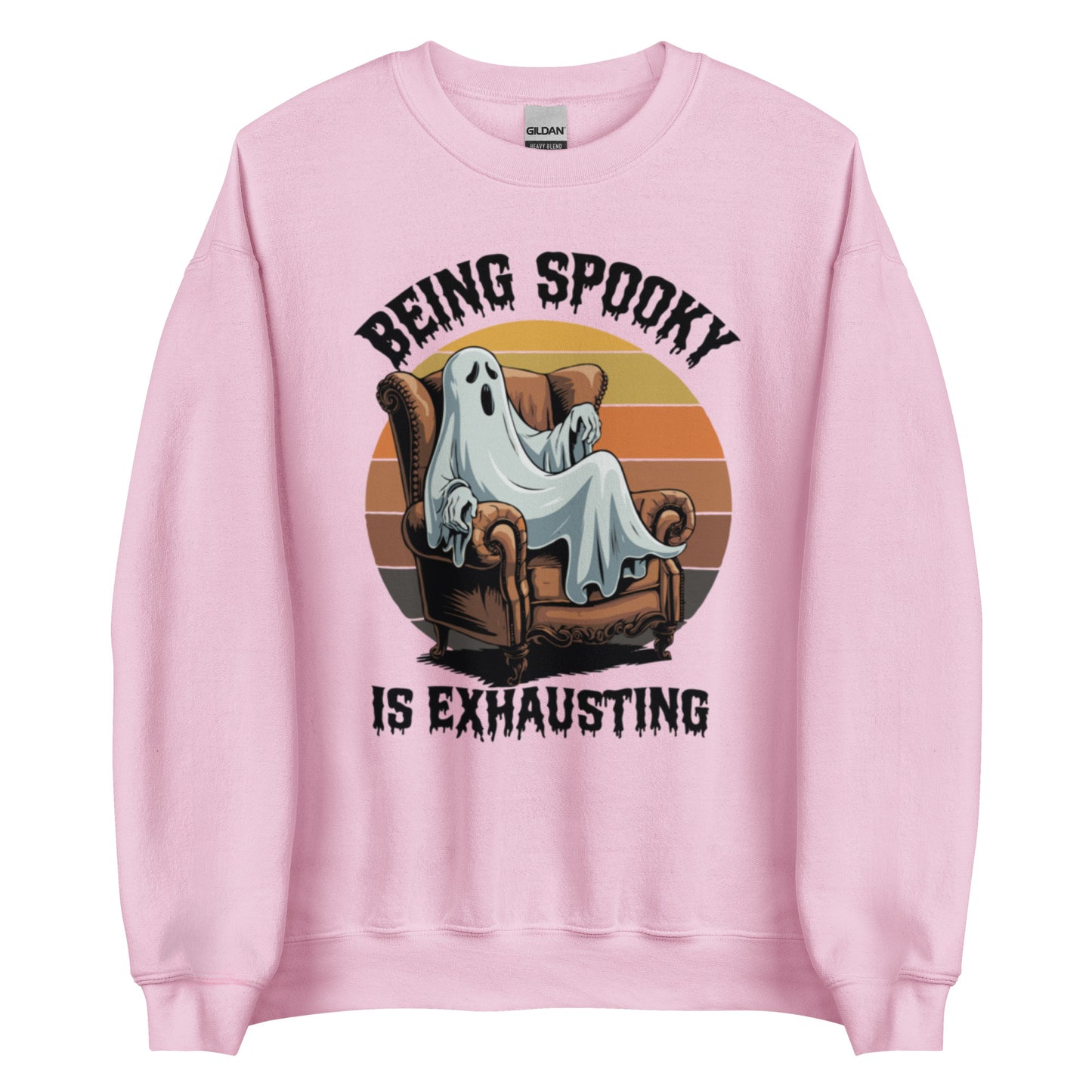 Unisex Sweatshirt "Being Spooky Is Exhausting"