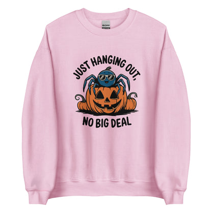 Unisex Sweatshirt "Just Hanging Out, No Big Deal"