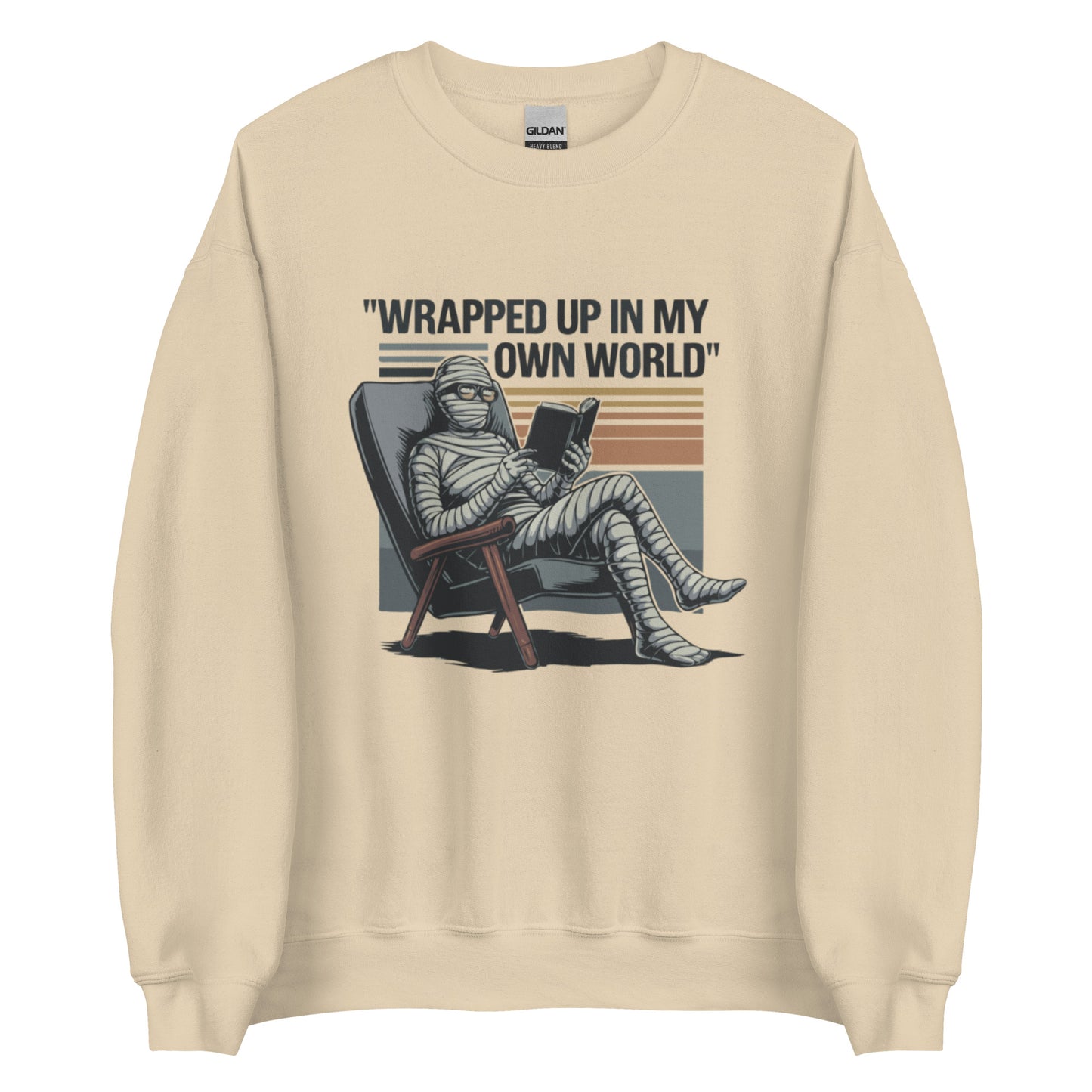 Unisex Sweatshirt "Wrapped Up In My Own World"