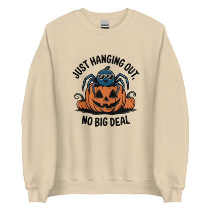 Unisex Sweatshirt "Just Hanging Out, No Big Deal"