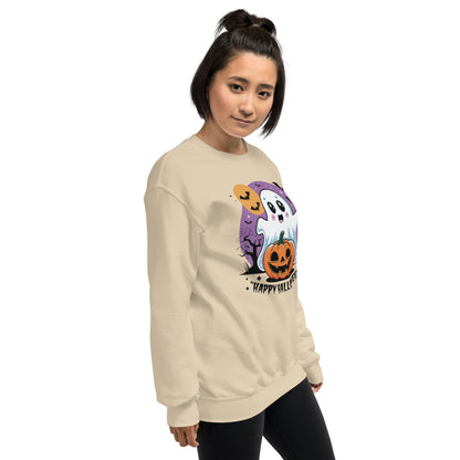 Unisex Sweatshirt "Cute Ghost, Happy Halloween"