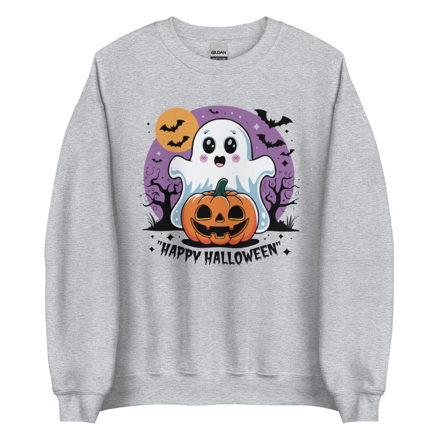 Unisex Sweatshirt "Cute Ghost, Happy Halloween"