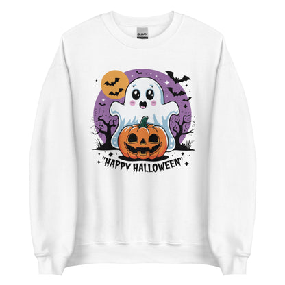 Unisex Sweatshirt "Cute Ghost, Happy Halloween"