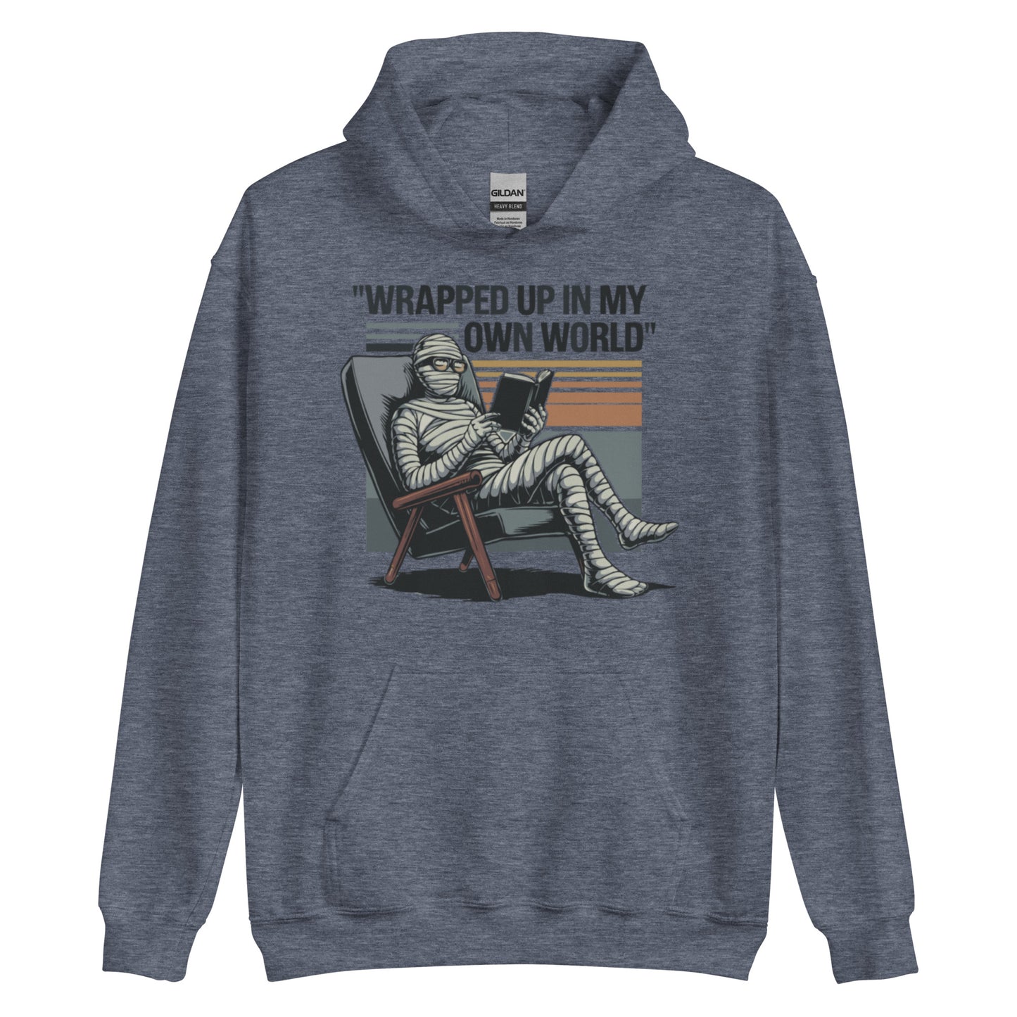 Unisex Hoodie "Wrapped Up In My Own World"