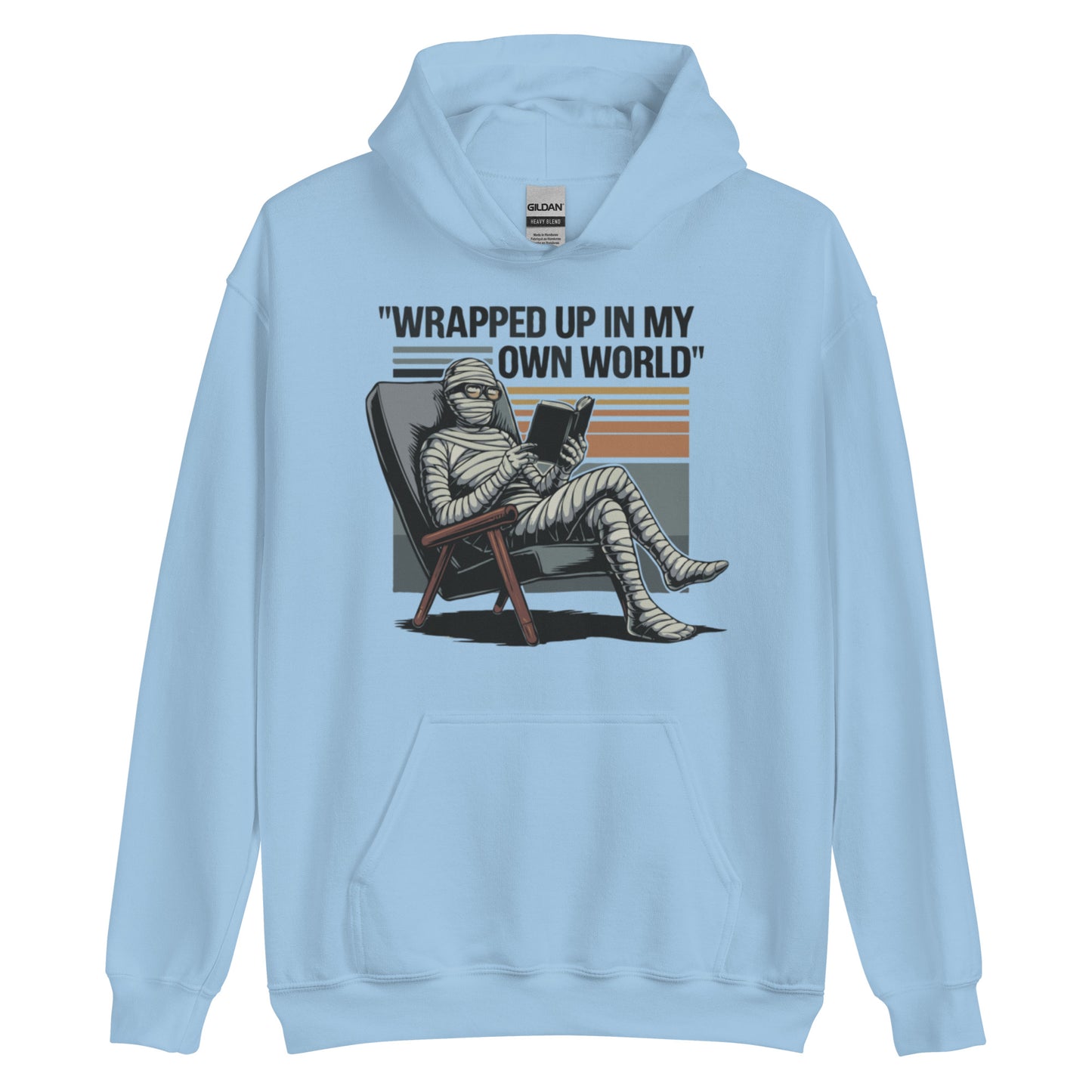 Unisex Hoodie "Wrapped Up In My Own World"