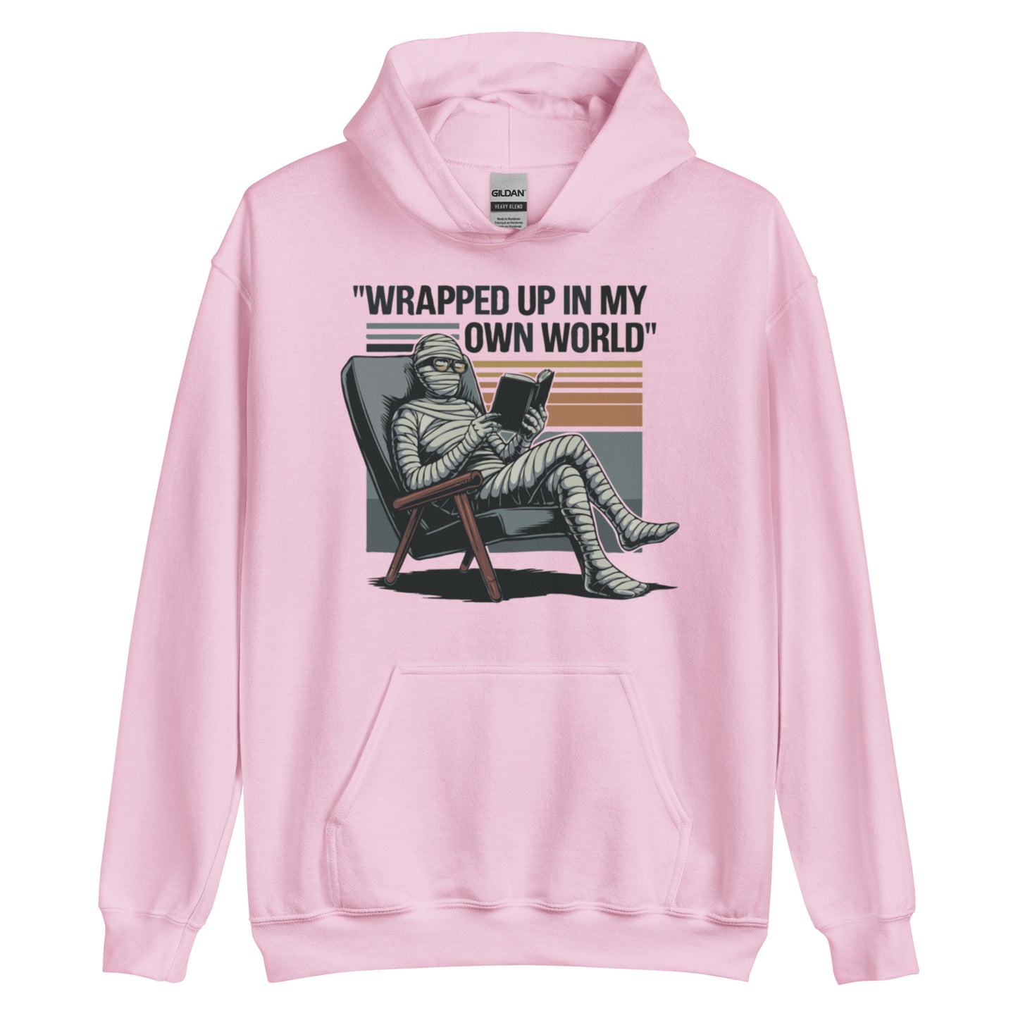 Unisex Hoodie "Wrapped Up In My Own World"