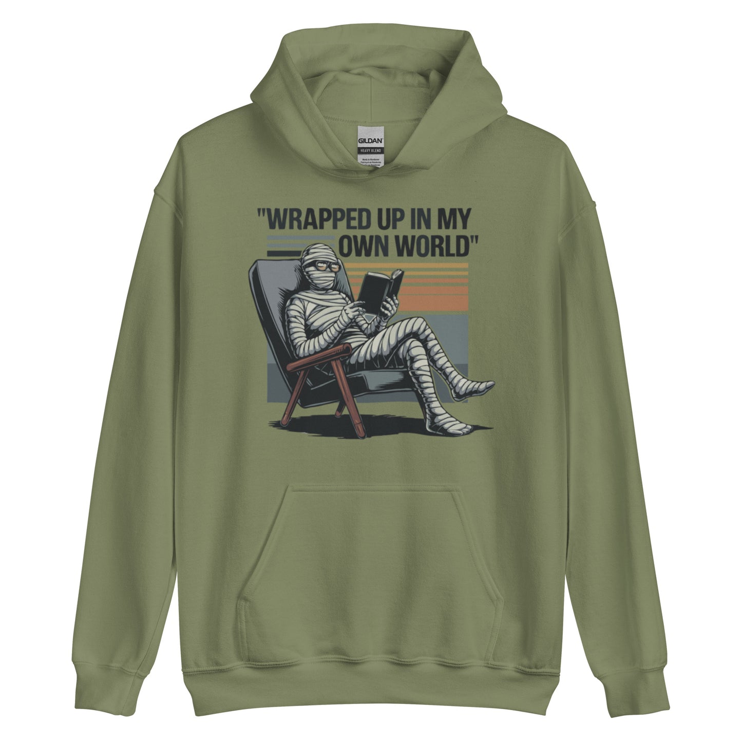 Unisex Hoodie "Wrapped Up In My Own World"