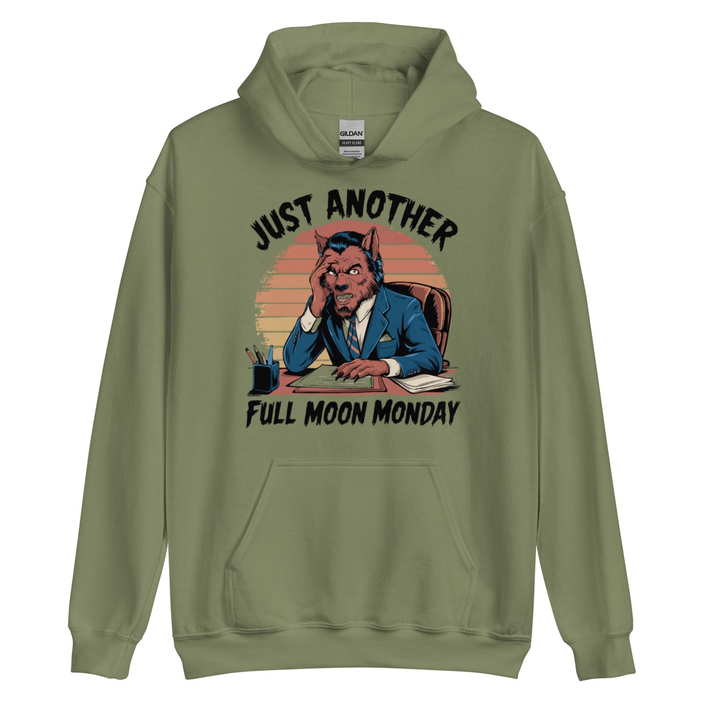 Unisex Hoodie "Just Another Full Moon Monday"