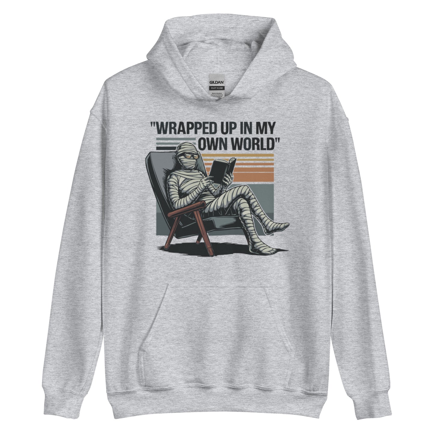 Unisex Hoodie "Wrapped Up In My Own World"