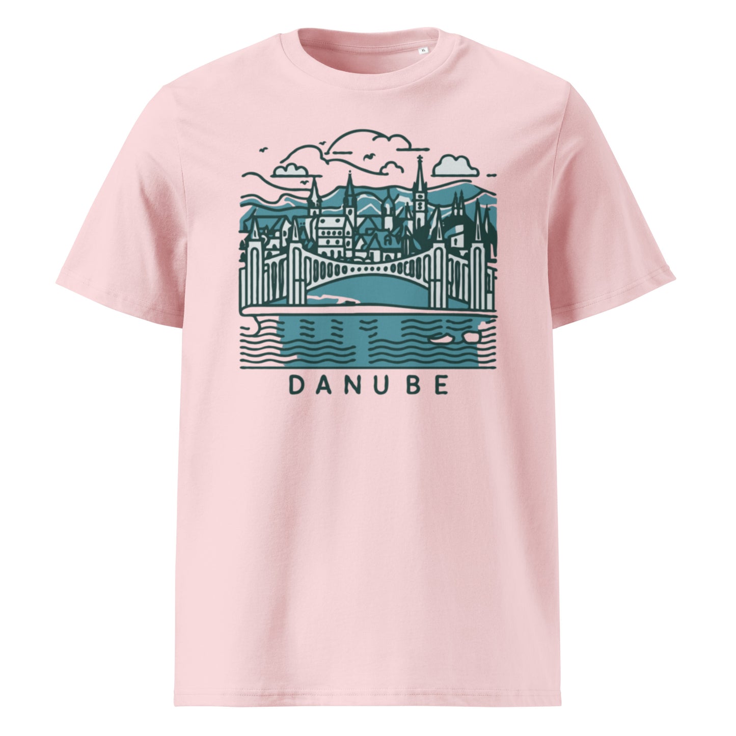 Unisex organic cotton t-shirt "Danube"