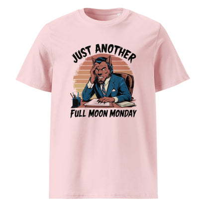 Unisex organic cotton t-shirt "Just Another Full Moon Monday"