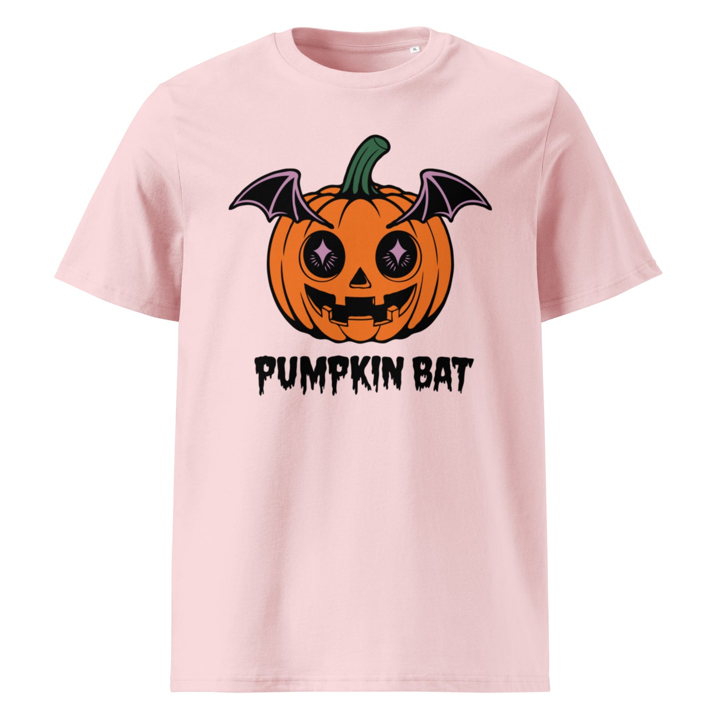 Unisex organic cotton t-shirt "Pumpkin Bat"