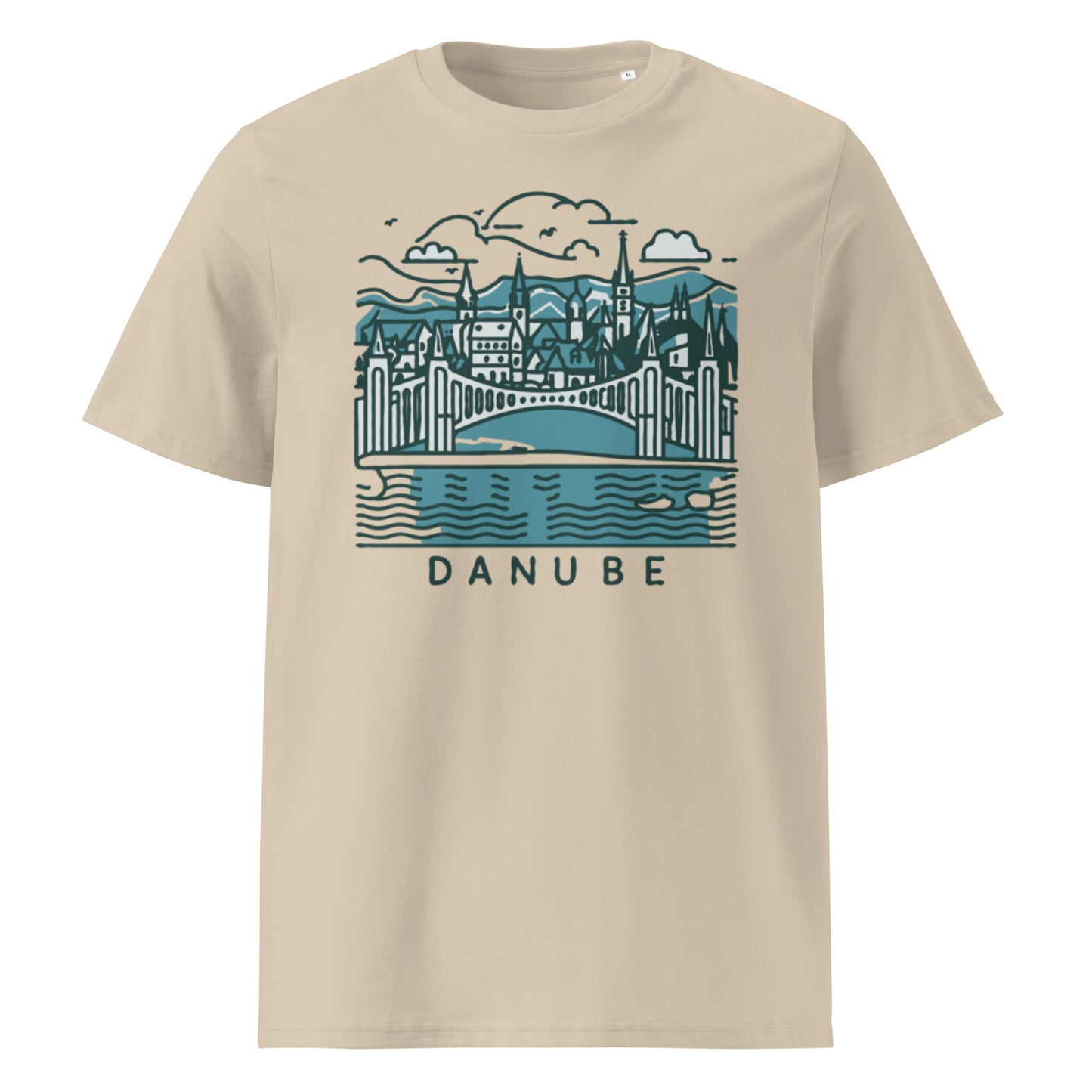 Unisex organic cotton t-shirt "Danube"