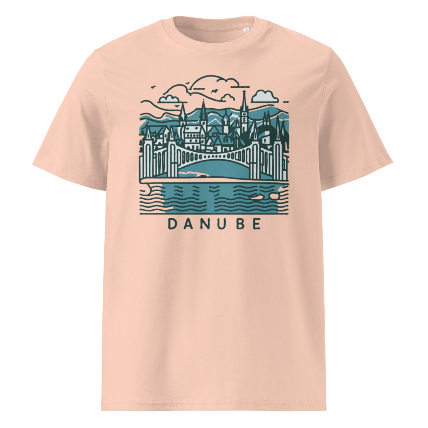 Unisex organic cotton t-shirt "Danube"