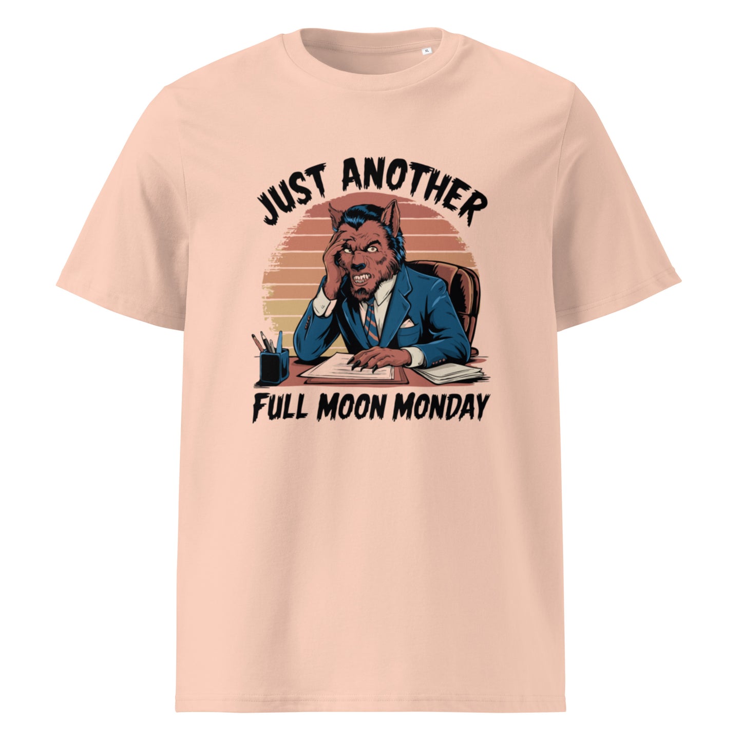 Unisex organic cotton t-shirt "Just Another Full Moon Monday"