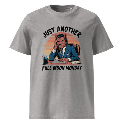 Unisex organic cotton t-shirt "Just Another Full Moon Monday"