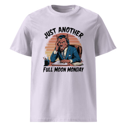 Unisex organic cotton t-shirt "Just Another Full Moon Monday"