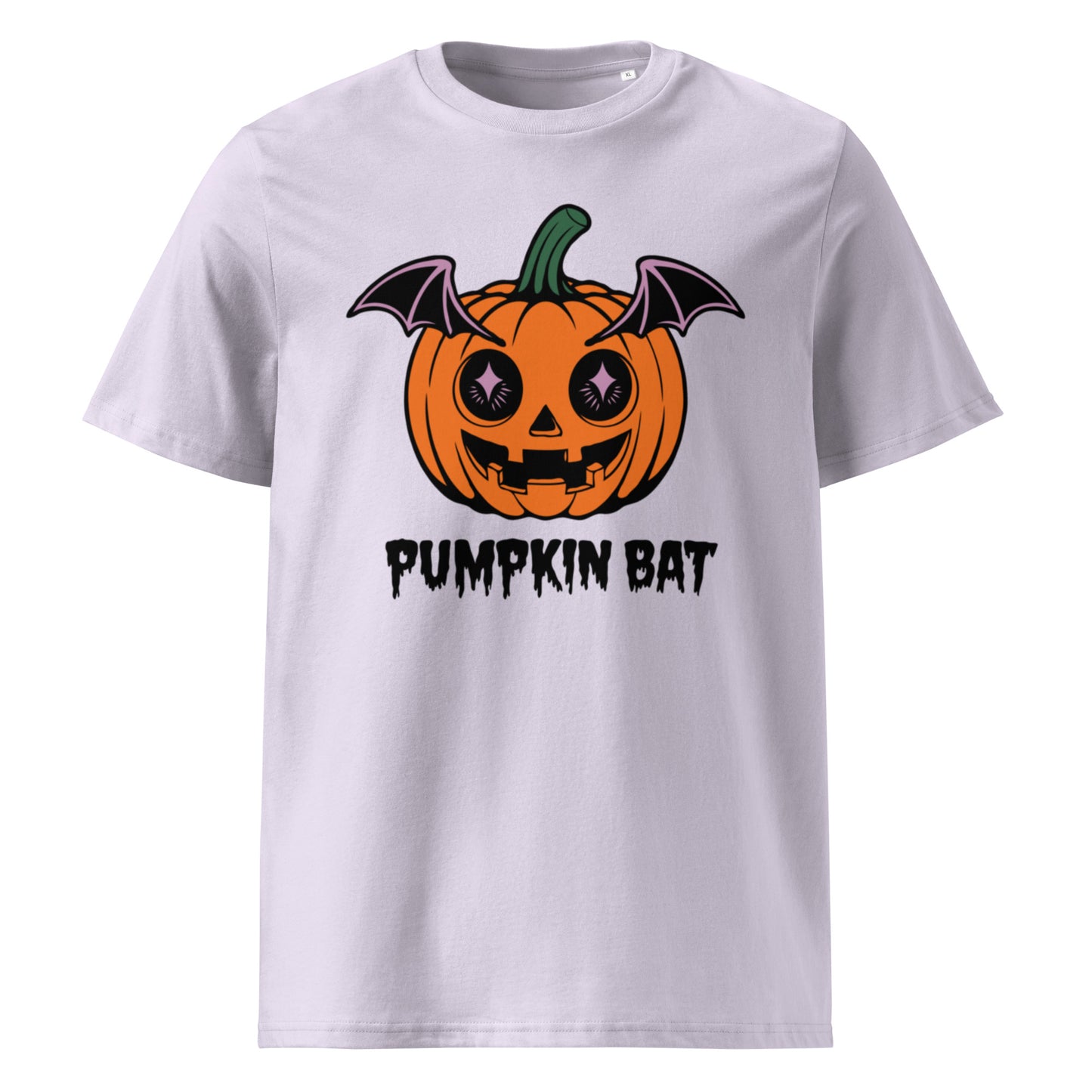 Unisex organic cotton t-shirt "Pumpkin Bat"