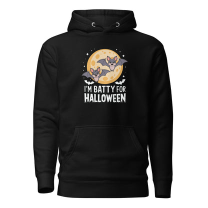 Unisex Premium Hoodie "I Am Batty For Halloween"