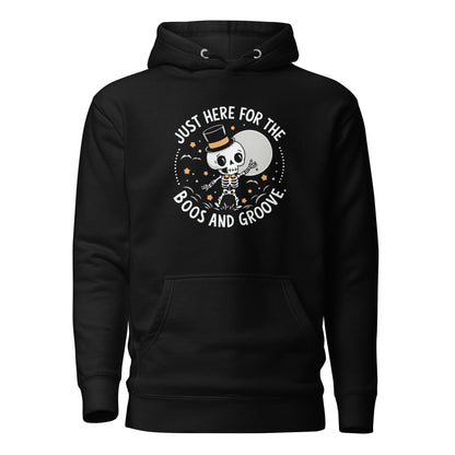 Unisex Premium Hoodie "Just Here For The Boos And Groove, Halloween Design"