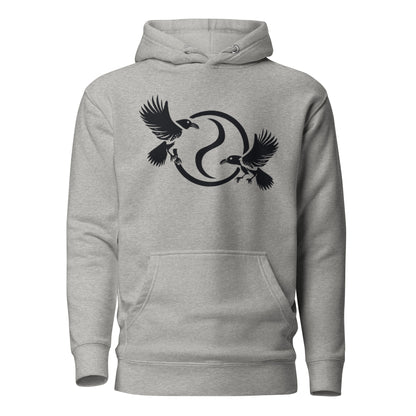 Unisex Premium Hoodie "Huginn and Muninn"