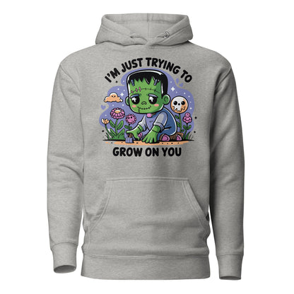 Unisex Premium Hoodie "I'm Just Trying To Grow On You. Cute halloween Design"