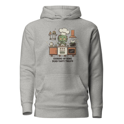 Unisex Premium Hoodie "Zombie Cooking Up Some Dead-Tasty Treats"