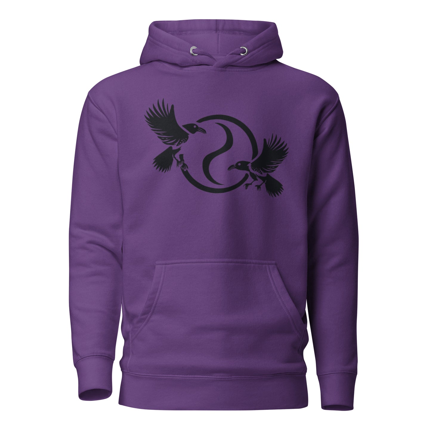 Unisex Premium Hoodie "Huginn and Muninn"