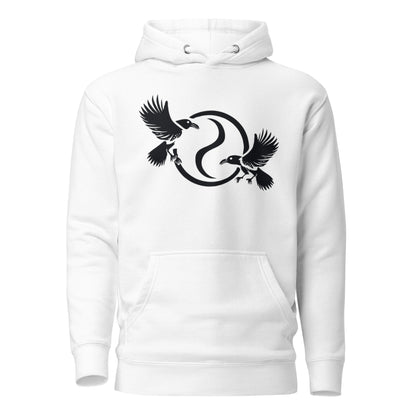 Unisex Premium Hoodie "Huginn and Muninn"