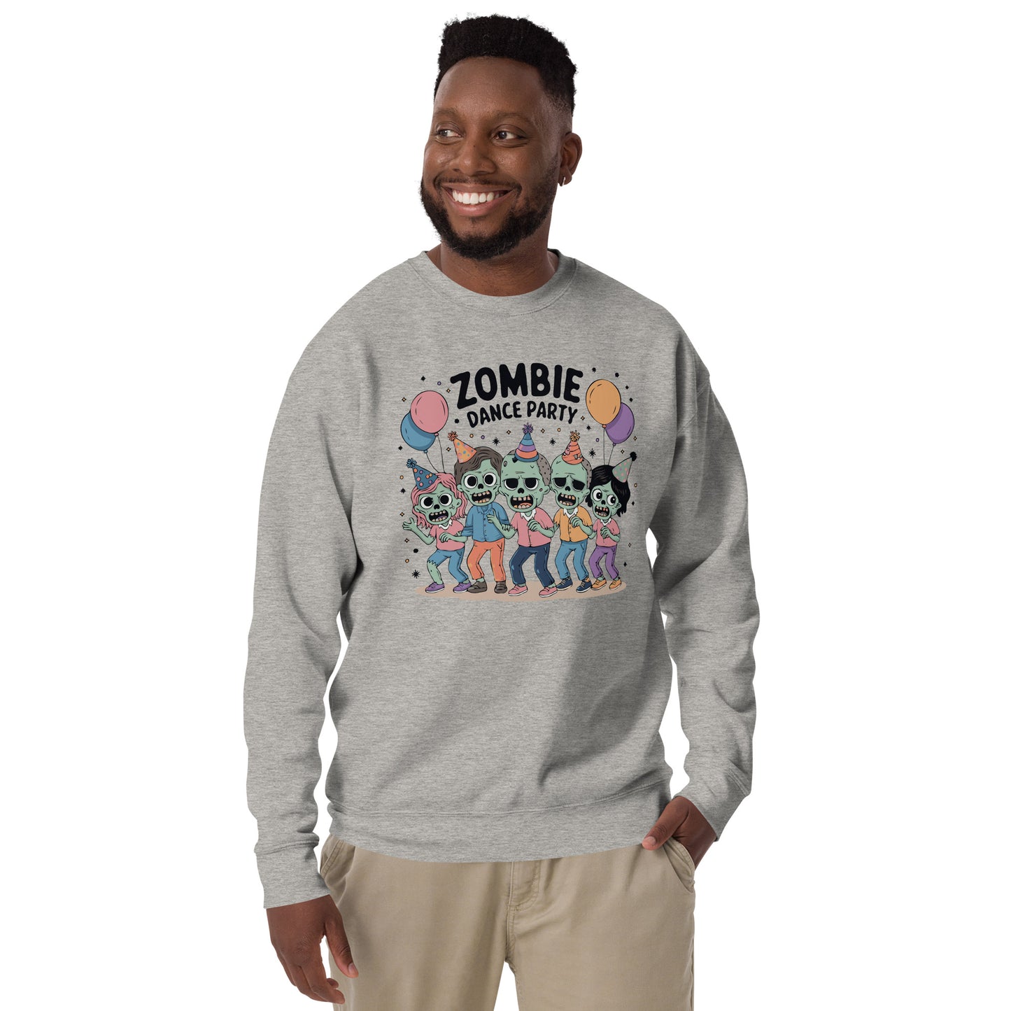 Unisex Premium Sweatshirt "Zombie dance party"