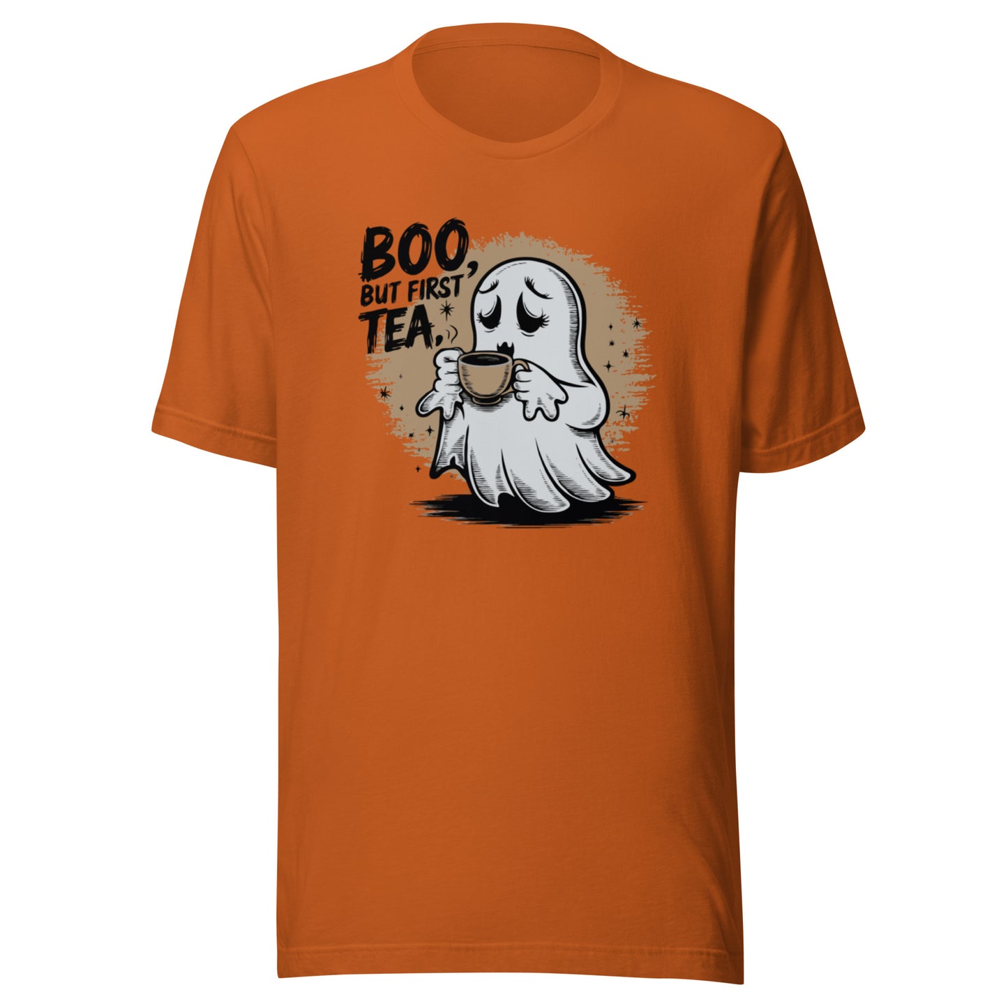 Unisex t-shirt "BOO, But First Tea"