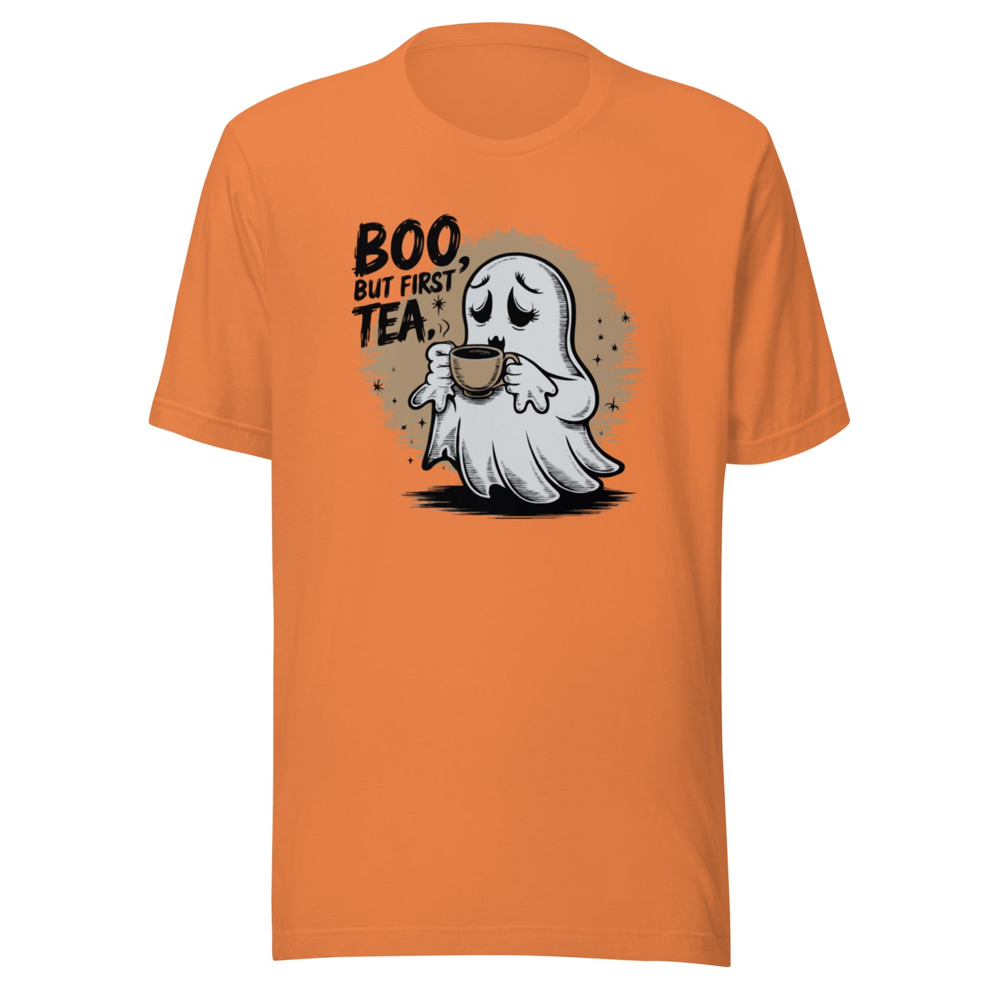 Unisex t-shirt "BOO, But First Tea"