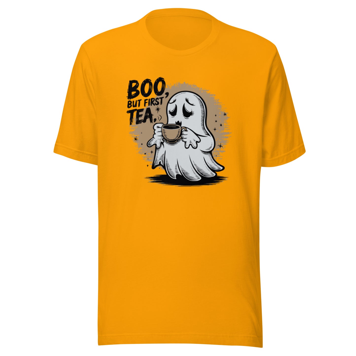 Unisex t-shirt "BOO, But First Tea"