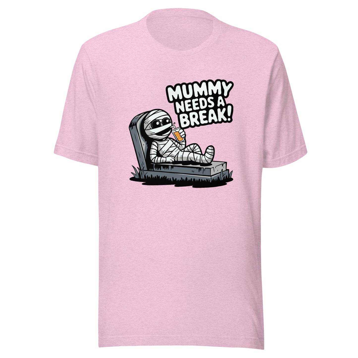 Unisex t-shirt "Mummy Needs A Break! Kawaii Halloween Design"