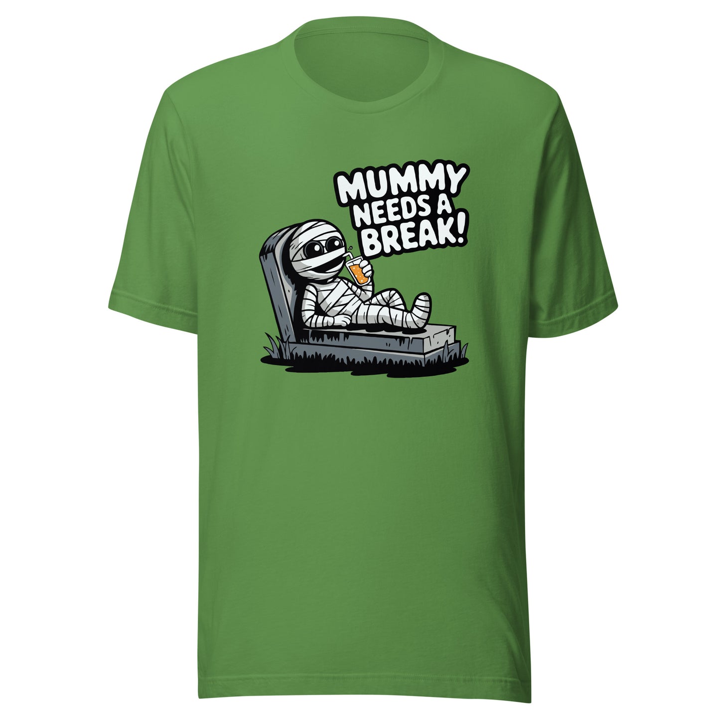 Unisex t-shirt "Mummy Needs A Break! Kawaii Halloween Design"